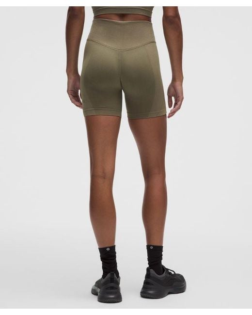 lululemon athletica Green Get Low High-Rise Training Short 5"
