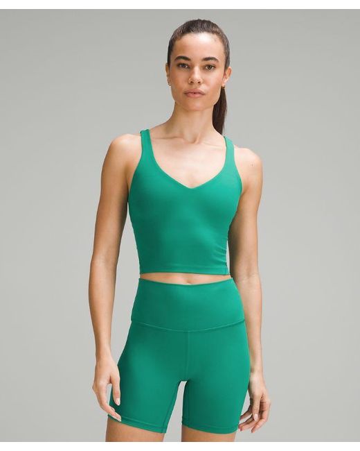 lululemon athletica Green – Align Tank Top A/B Cup – –