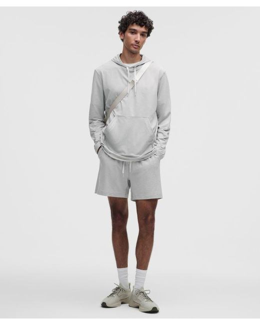lululemon athletica Gray Soft Jersey Short 5" for men