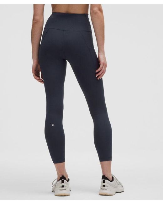 lululemon athletica Blue Wunder Train High-Rise Tight With Pockets 25"
