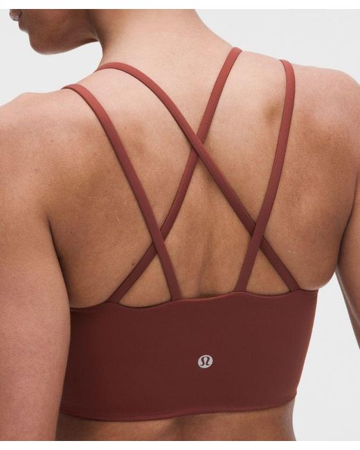 lululemon athletica Red Like A Cloud Longline Bra