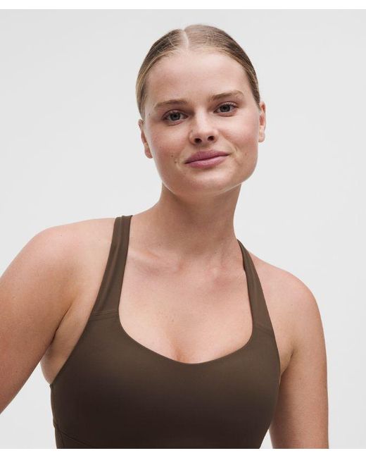 lululemon athletica Red – Like A Cloud Train Sports Bra Medium Support, B/C Cup – – Size 14