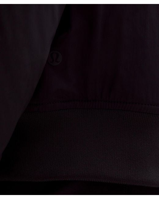 lululemon athletica Black Collegiate Bomber Jacket