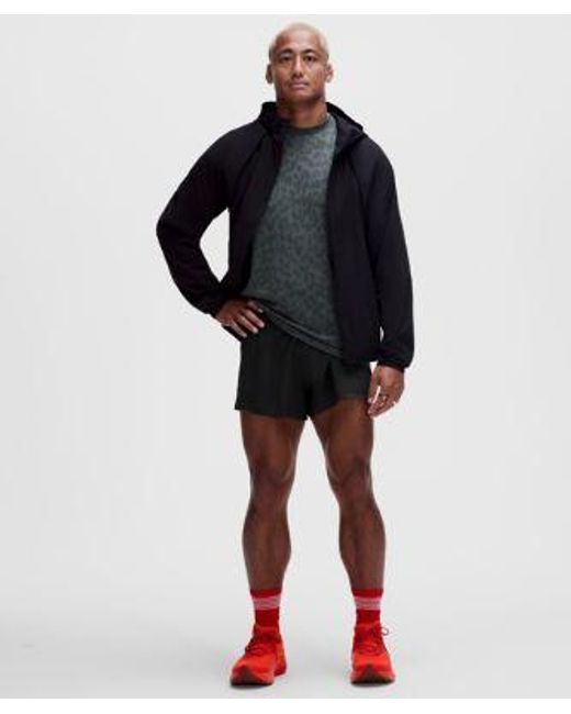 lululemon athletica Black Fast And Free Split Shorts 3" for men