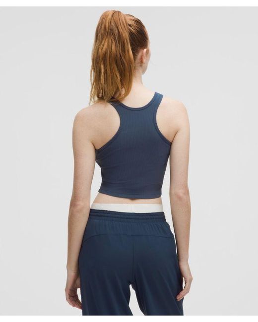 lululemon athletica Blue – Power Pivot Training Tank Top – – Size Large