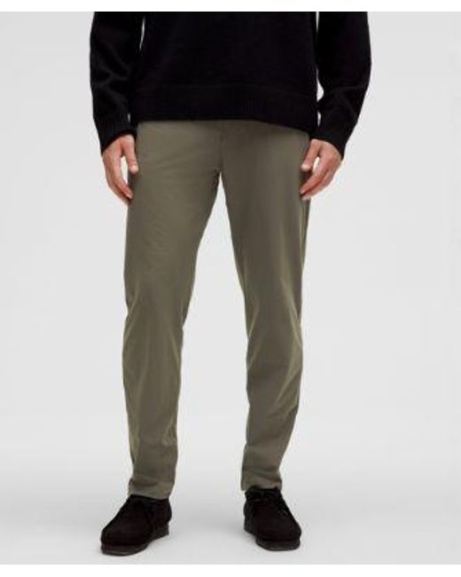 lululemon athletica Black Abc Warpstreme Slim-Fit Pull-On Pant for men