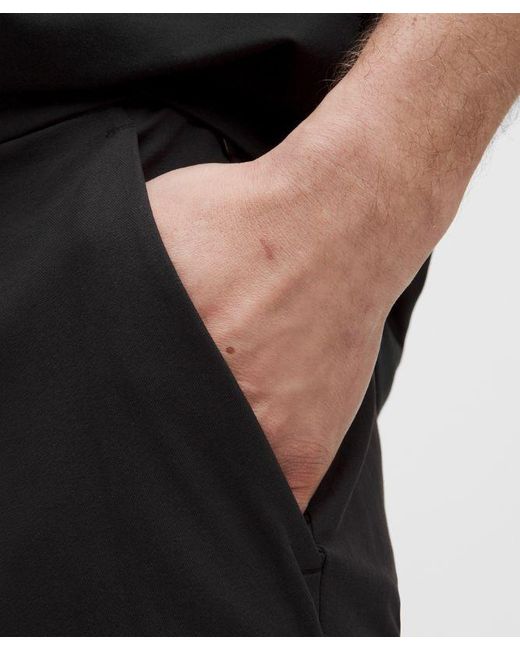 lululemon athletica Black Abc Slim-Fit Trouser 34L for men