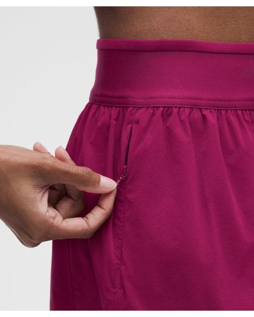 lululemon athletica Red License To Train Super-High-Rise 2-In-1 Short
