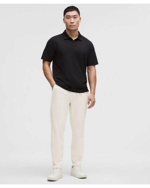 lululemon athletica Black Abc Warpstreme Slim-Fit Pull-On Pant for men