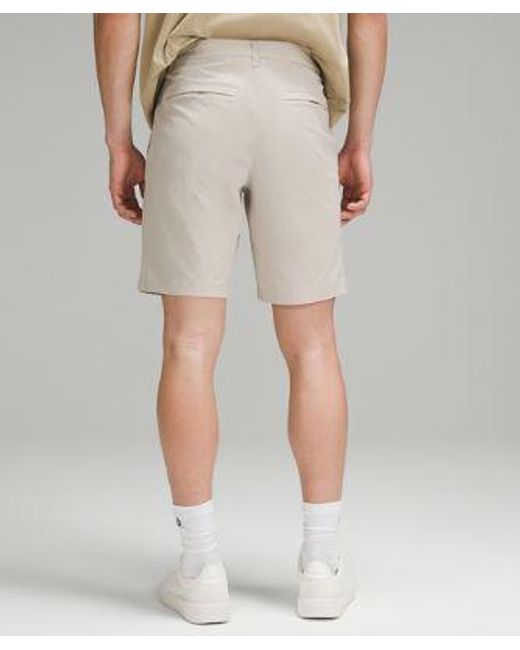 lululemon athletica Natural Abc Classic-fit Shorts 9" Wovenair for men