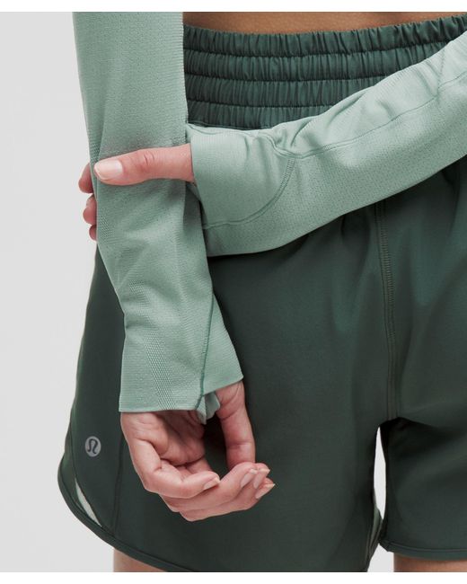 lululemon athletica Green Swiftly Tech Cropped Long-Sleeve Shirt 2
