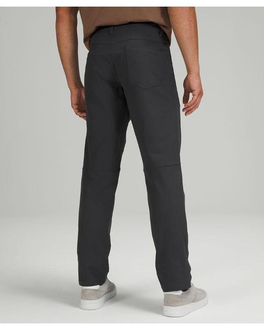 lululemon athletica Blue Abc Classic-fit 5 Pocket Trousers 30"l Warpstreme - Color Black - Size 28 for men