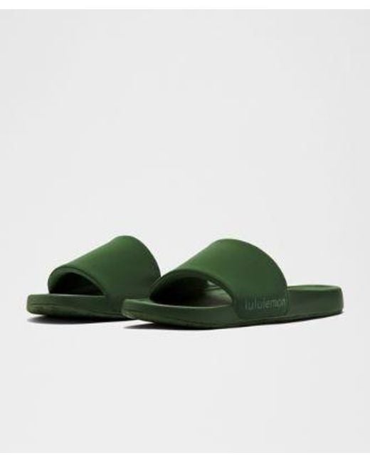 lululemon athletica Green – Restfeel Slides – – Size 14 for men