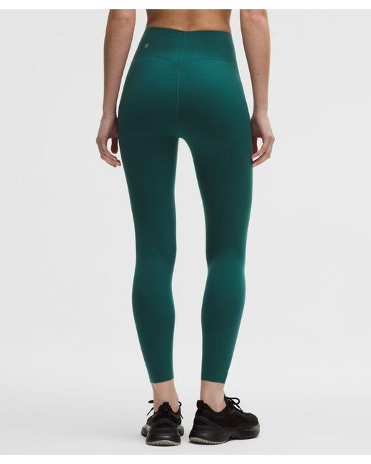 lululemon athletica Green – Glow Up Super-High-Rise Tight Leggings – 25" – – Size 8