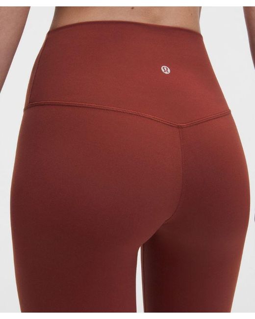 lululemon athletica Red Align No Line High-Rise Pant 28"