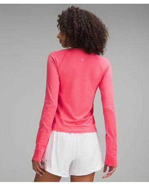 lululemon athletica Pink Swiftly Tech Long-sleeve Shirt 2.0 Race Length
