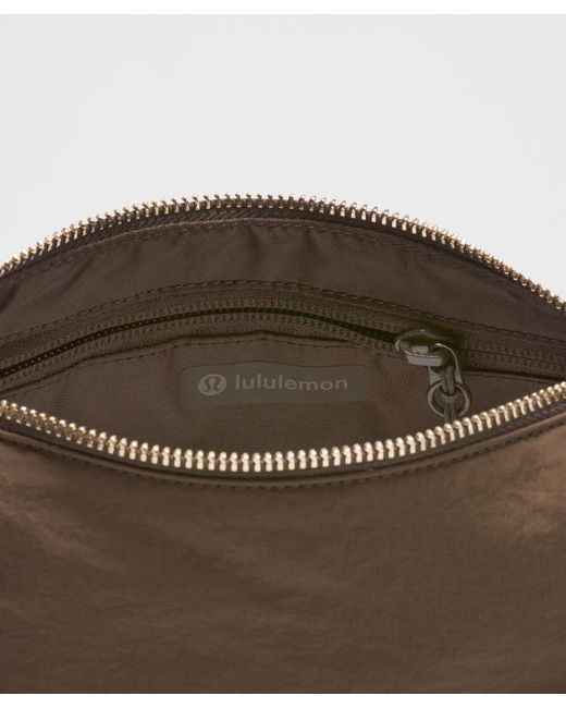 lululemon athletica Brown Ruched Shoulder Bag Mini 1.5L