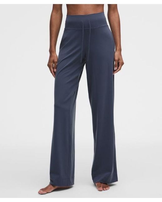 lululemon athletica Black – Groove High-Rise Wide-Leg Pants Regular – – Size 4