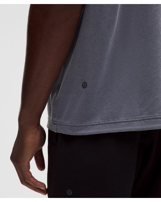 lululemon athletica Blue – Easyset Training Short-Sleeve Shirt – – Size Large for men