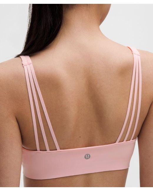 lululemon athletica Natural Flexyflex Squareneck Yoga Bra