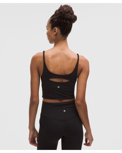 lululemon Align Twist-Strap Crop Tank M lululemon Women's Black