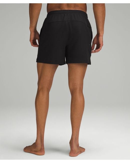 lululemon athletica Black Pool Shorts 5" Linerless for men