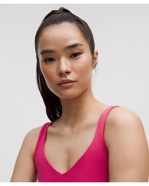 lululemon athletica Red Align Tank Top