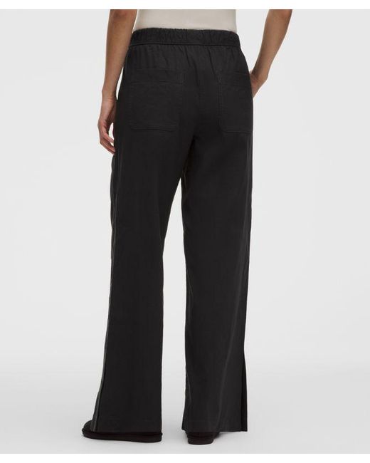 lululemon athletica White – Lululinen High-Rise Relaxed-Fit Pants Regular – – Size Large