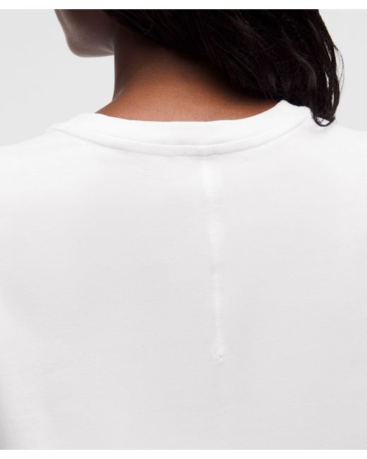 lululemon athletica White All Yours Organic Cotton Long-Sleeve Shirt