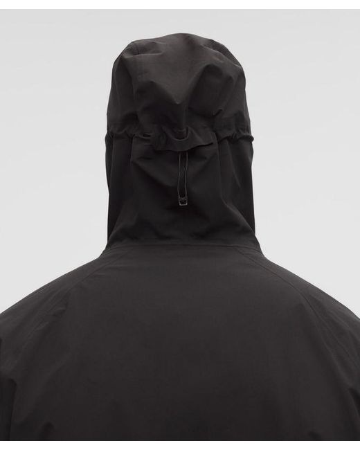 lululemon athletica Black Stretch Glyde Waterproof Jacket for men