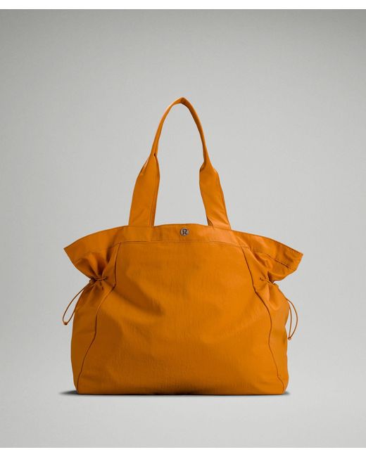 lululemon athletica Orange Side-cinch Shopper Bag 18l