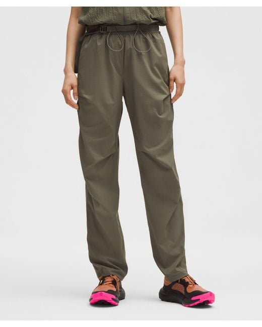 lululemon athletica Green – Packable Lightweight Hiking Pants – – Size Small