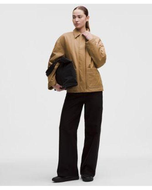 lululemon athletica Natural Cotton Twill Insulated Jacket