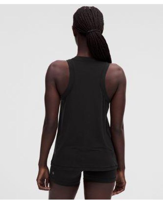 lululemon athletica Black Soft Jersey Training Tank Top