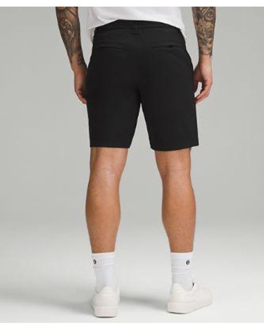 lululemon athletica Black Abc Classic-fit Shorts 9" Wovenair for men
