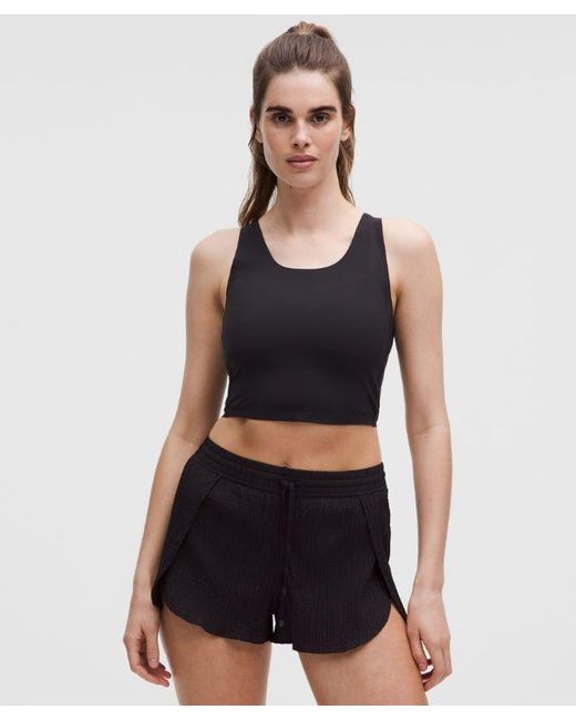 lululemon athletica Black Fast And Free Tank Top