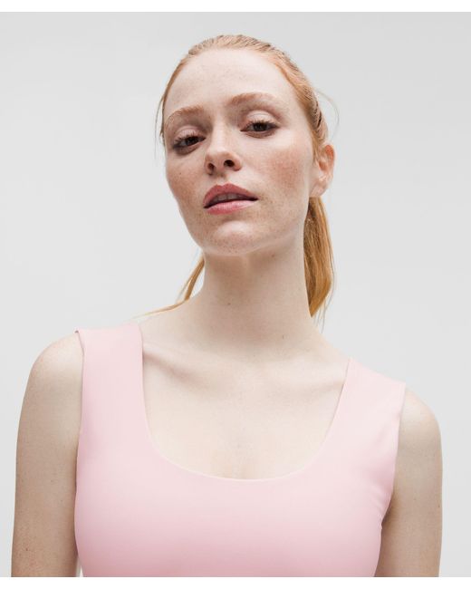 lululemon athletica Pink Wunder Train Wide-Strap Tank Top