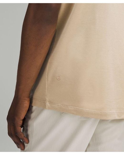 lululemon athletica Natural – Evolution Short-Sleeve Polo Shirt – Color Khaki – for men