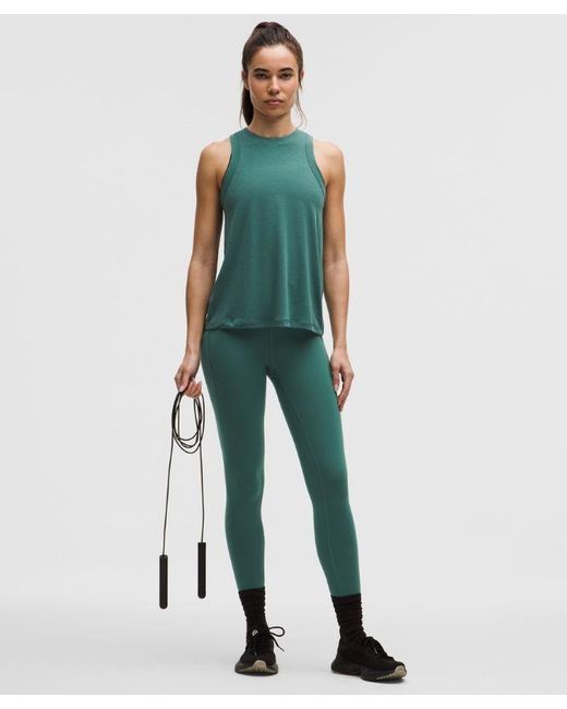lululemon athletica Green – Wunder Train High-Rise Tight Leggings With Pockets – 25" – – Size 4