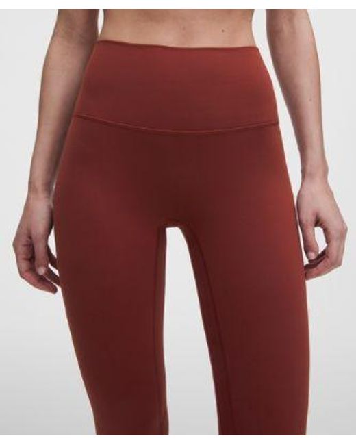 lululemon athletica Red Align No Line High-Rise Pant 28"