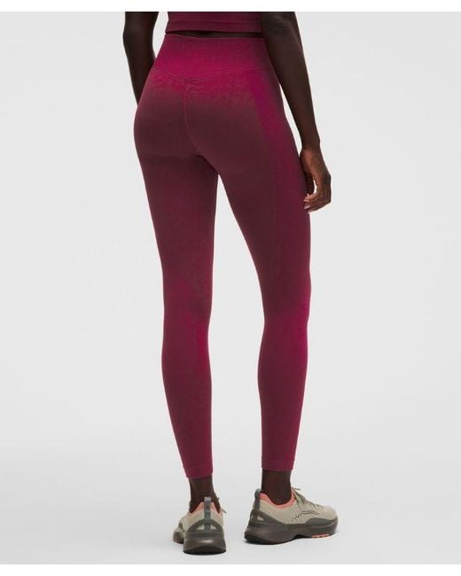 lululemon athletica Red Get Low High-Rise Training Tight 25"