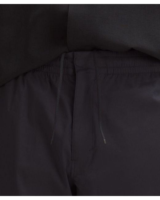 lululemon athletica Black Poplin Relaxed-fit Pants for men