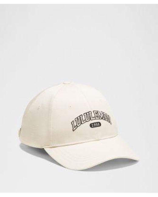 lululemon athletica White Structured Ball Cap