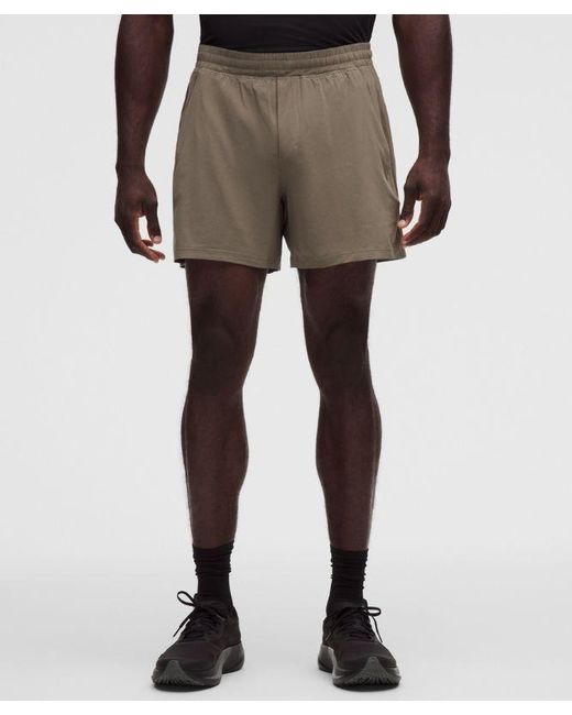 lululemon athletica Black – Pace Breaker Lined Shorts – 5" – Size Large for men