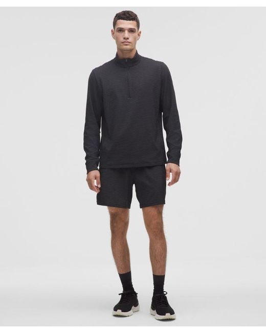 lululemon athletica Blue – Reflective Knit Running Half Zip Long-Sleeve Top – – Size Large for men