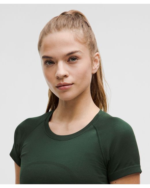 lululemon athletica Green Swiftly Tech Short-Sleeve Shirt 2.Hip Length