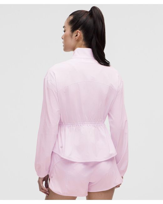 lululemon athletica White Uv-Protective Cinch-Waist Running Jacket