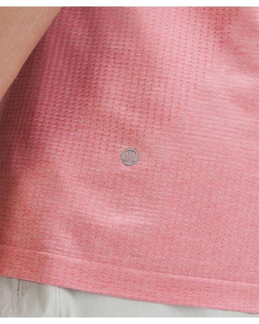 lululemon athletica Pink – Metal Vent Tech Short-Sleeve Shirt – – for men