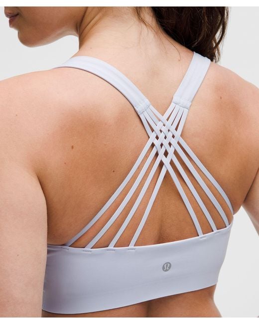 lululemon athletica White Flexyflex Strappy Yoga Bra