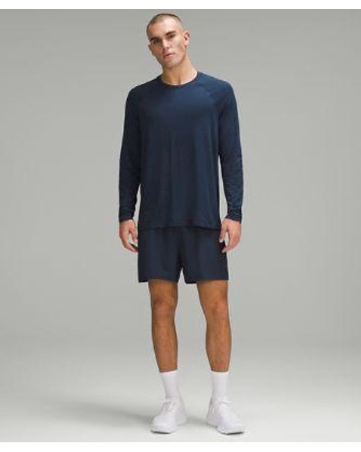 lululemon athletica Blue – Metal Vent Tech Long-Sleeve Shirt – – for men